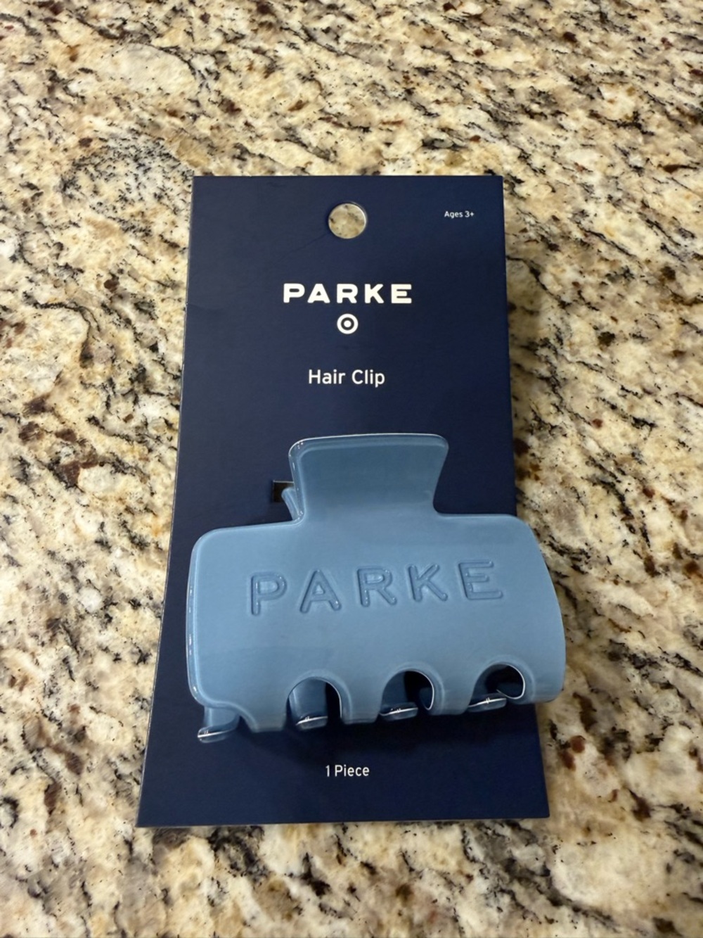 PARKE Blue Hair Clip - Small Claw Hair Accessory